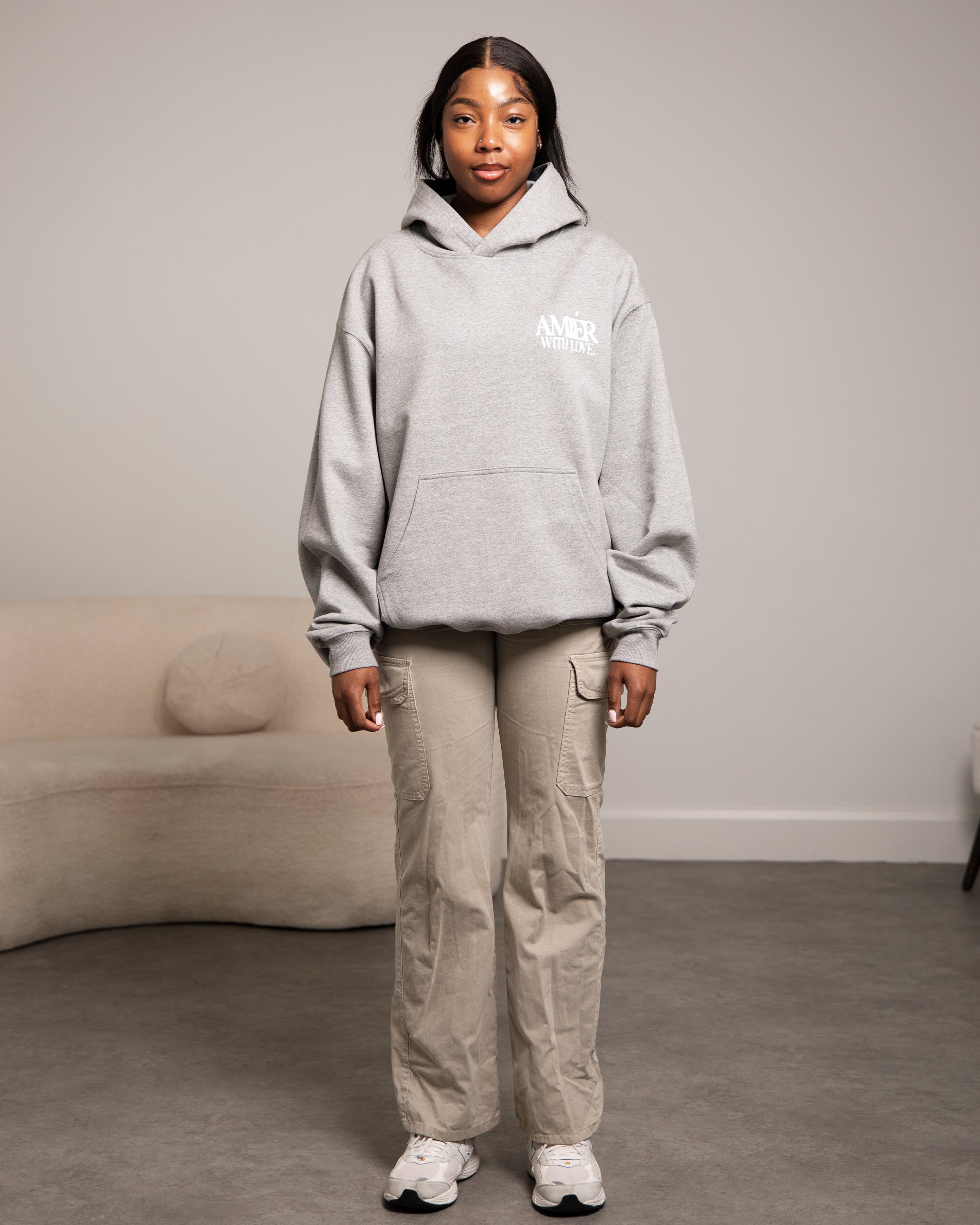 8egreedy グレースウェット 8:44 HOODIE - GRIS GREY – AMIÉRwithlove.