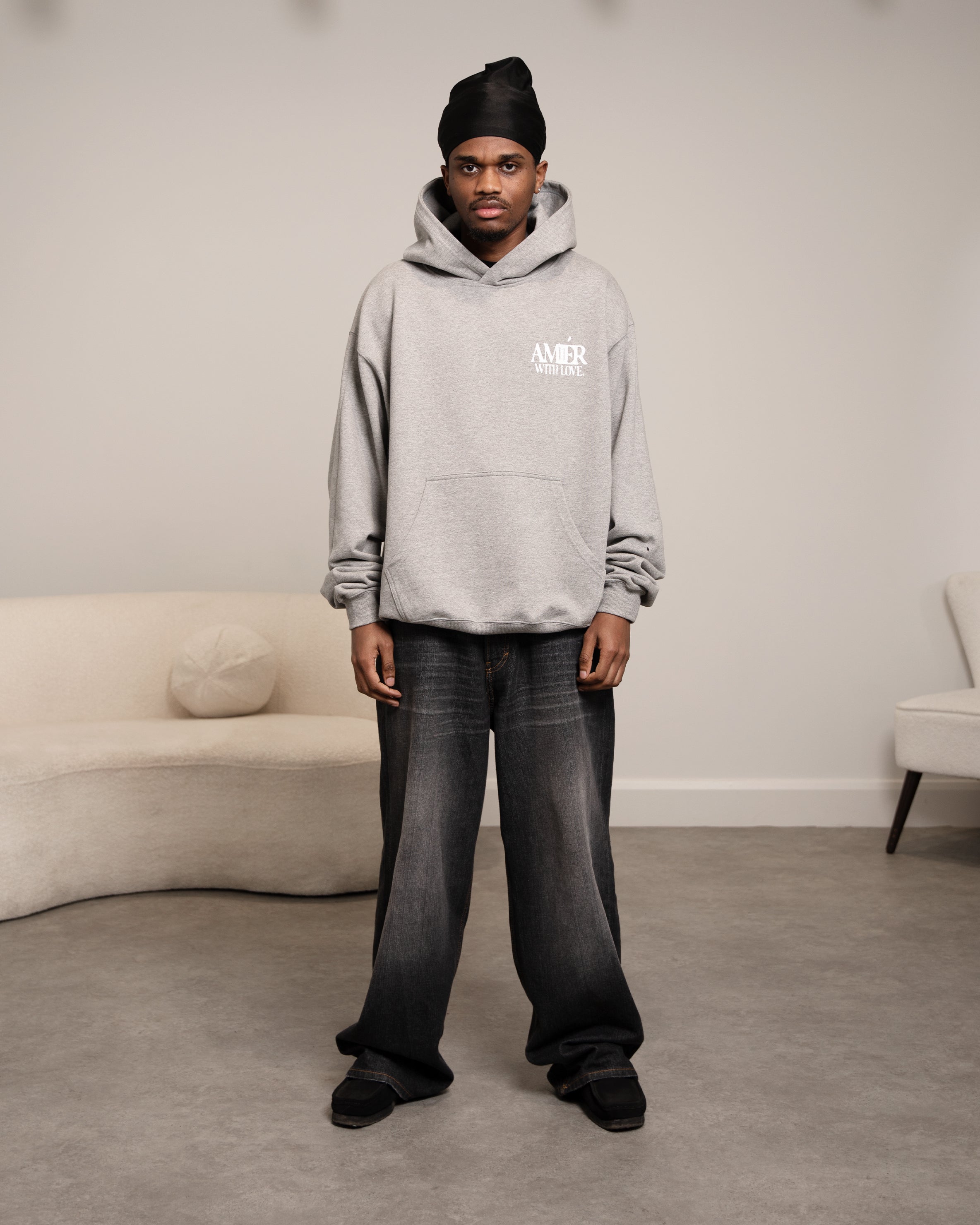 8:44 HOODIE - GRIS GREY – AMIÉRwithlove.